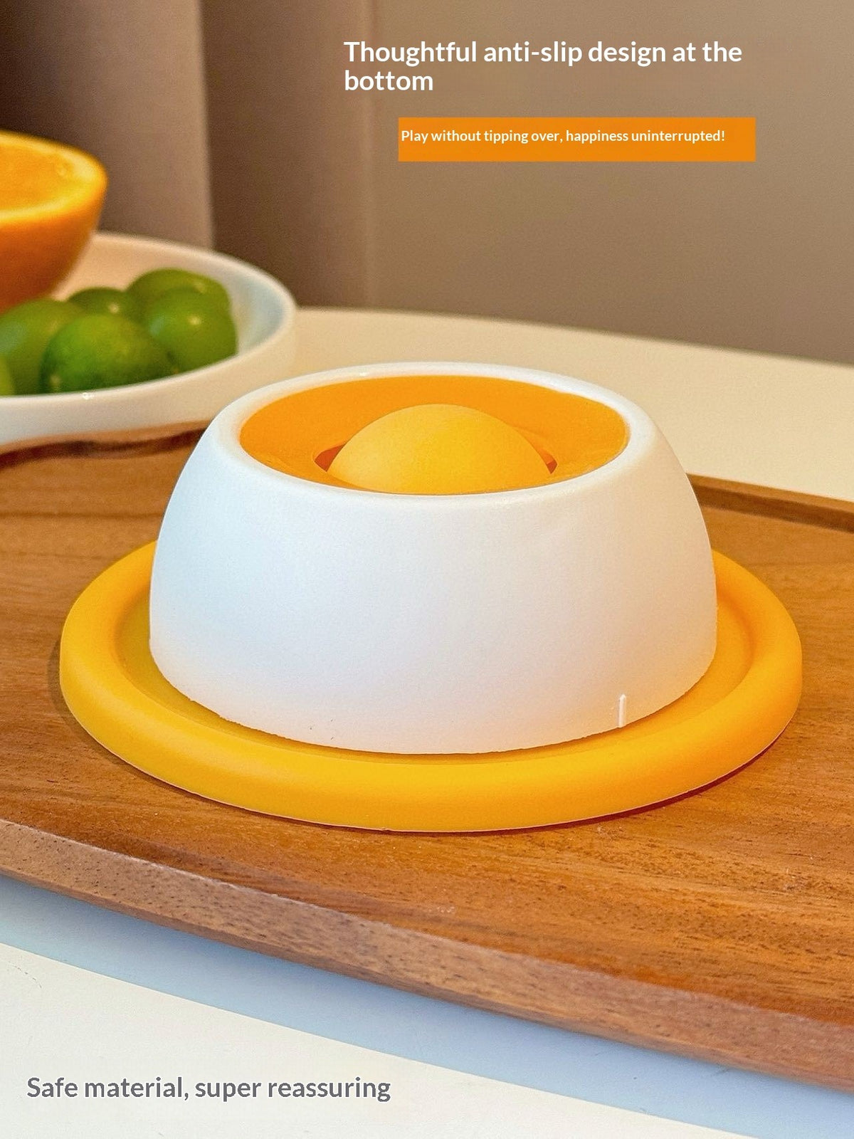 Tip-proof Slow-feeding Pet Toy Plate