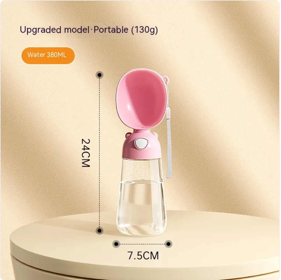 Portable 2-in-1 Dog Water Bottle & Feeder for Pets