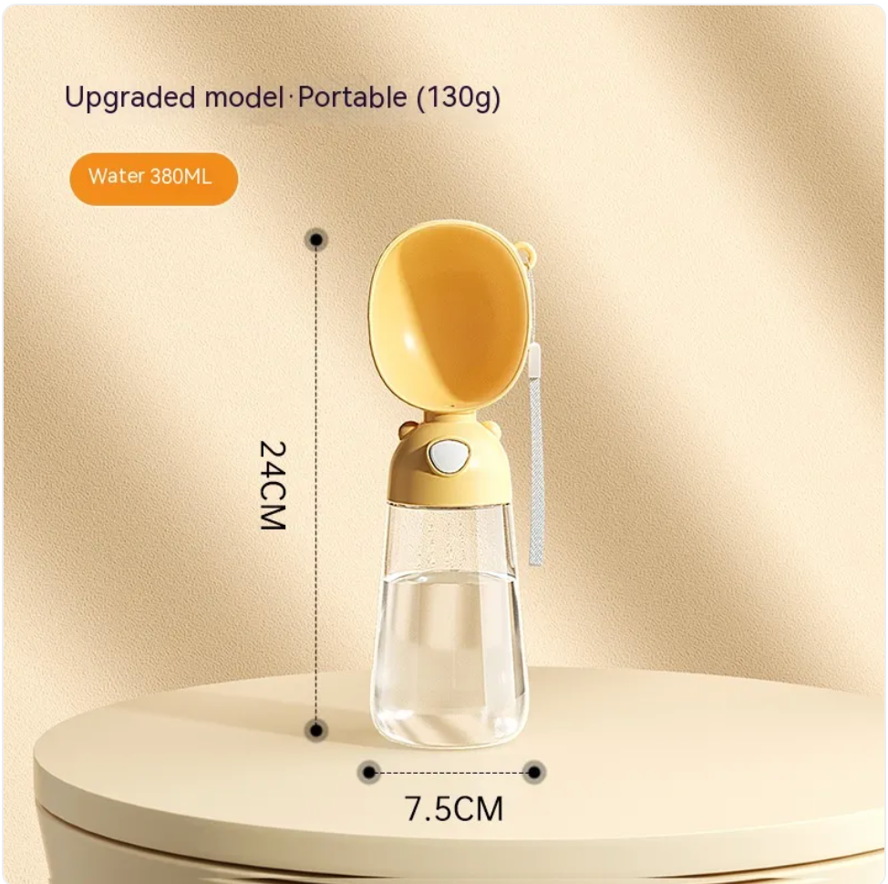 Portable 2-in-1 Dog Water Bottle & Feeder for Pets