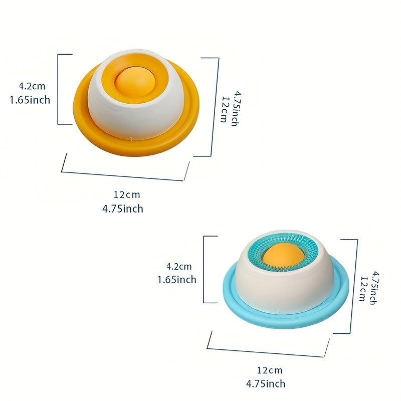 Tip-proof Slow-feeding Pet Toy Plate